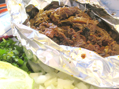 The barbacoa dish from La Gran Chiquita Taqueria brings families from all over the Bay Area to line up outside of La Gran Chiquita on the weekends.